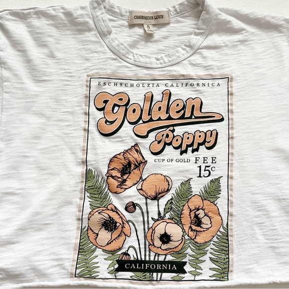 Floral Croped Tee - Picture 2 of 7